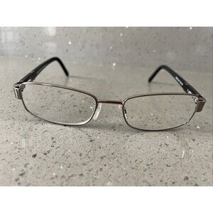 TAKUMI EYEWEAR T9799 52-17-135 20 SILVER BROWN EYEGLASSES FRAMES ONLY Full Rim